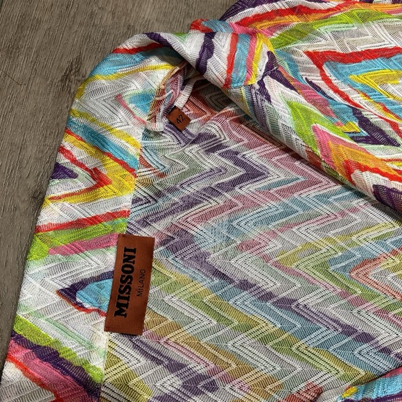 Brand new Missoni zig zag chevron knit beach cover up dress - Picture 4 of 8